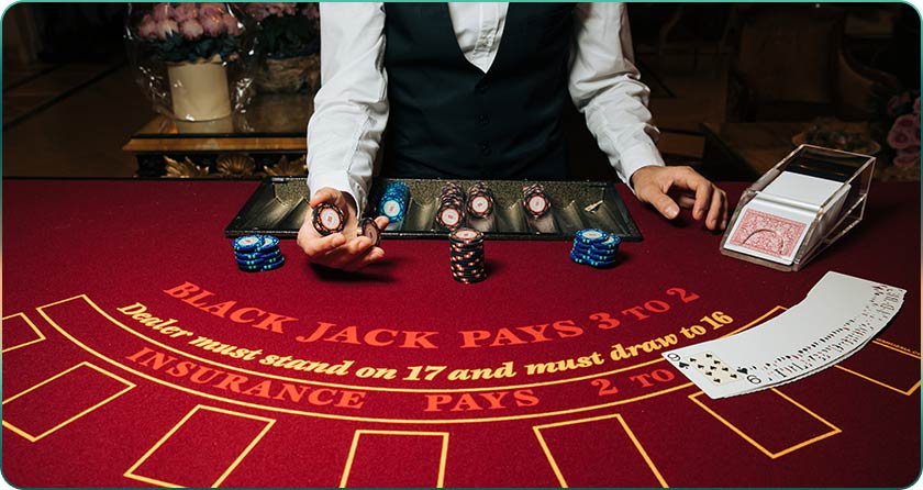 Blackjack table game