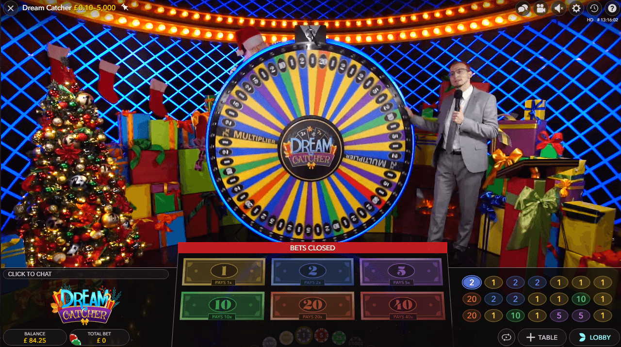 777casino Live Dream Catcher